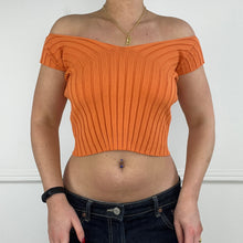 Load image into Gallery viewer, Orange cropped top
