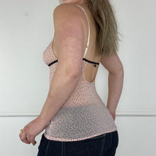 Load image into Gallery viewer, Pink polka dot cami
