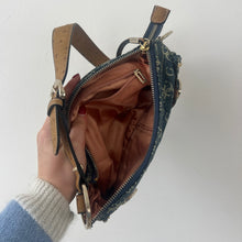 Load image into Gallery viewer, Guess 90s monogram denim handbag
