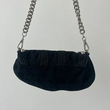 Load image into Gallery viewer, Black vintage 90s Guess monogram handbag
