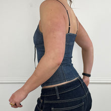 Load image into Gallery viewer, Denim corset
