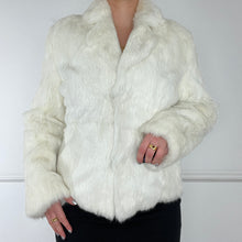 Load image into Gallery viewer, White fur jacket
