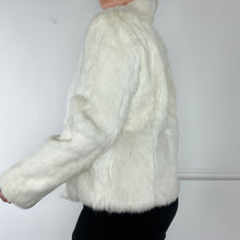 Load image into Gallery viewer, White fur jacket
