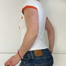 Load image into Gallery viewer, White &amp; orange tee
