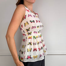 Load image into Gallery viewer, Vintage butterfly print blouse
