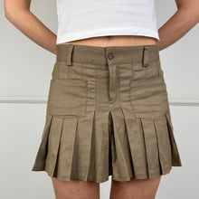 Load image into Gallery viewer, Retro Khaki Mini Skirt
