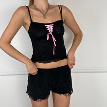 Load image into Gallery viewer, Black Crochet Shorts
