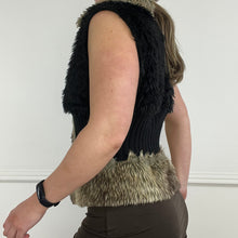 Load image into Gallery viewer, Fur patchwork gilet
