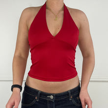 Load image into Gallery viewer, Red halter top
