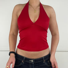 Load image into Gallery viewer, Red halter top
