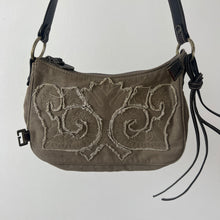 Load image into Gallery viewer, Khaki distressed style Guess handbag
