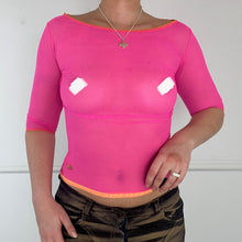Load image into Gallery viewer, Pink Guess mesh top
