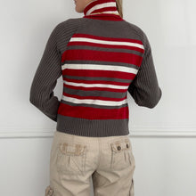 Load image into Gallery viewer, Red Striped Turtle Neck
