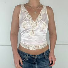 Load image into Gallery viewer, Pale pink silk floral cami
