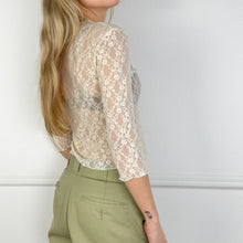 Load image into Gallery viewer, Cream Lace Blouse

