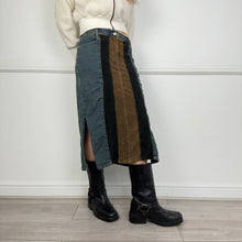 Load image into Gallery viewer, Cord &amp; Denim Madi Skirt
