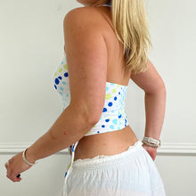 Load image into Gallery viewer, White dotted halter top
