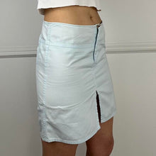 Load image into Gallery viewer, Baby blue mini skirt
