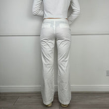 Load image into Gallery viewer, White flared trousers
