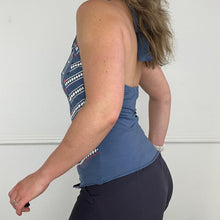Load image into Gallery viewer, Blue halter top
