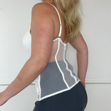 Load image into Gallery viewer, White corset top

