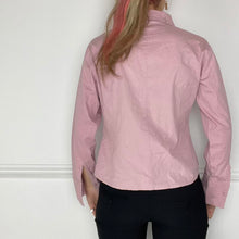 Load image into Gallery viewer, Pink zip up shirt
