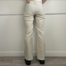 Load image into Gallery viewer, Cream flared trousers

