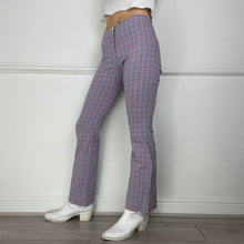 Load image into Gallery viewer, Purple gingham trousers
