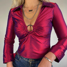 Load image into Gallery viewer, The Delilah in hot pink silk
